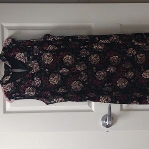 Velvet Floral Dress